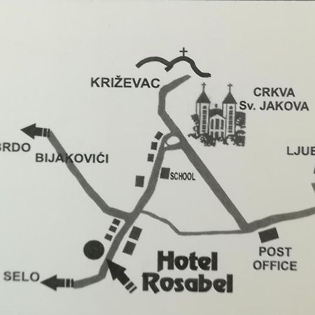 Hotel Rosabel Međugorje Exteriör bild